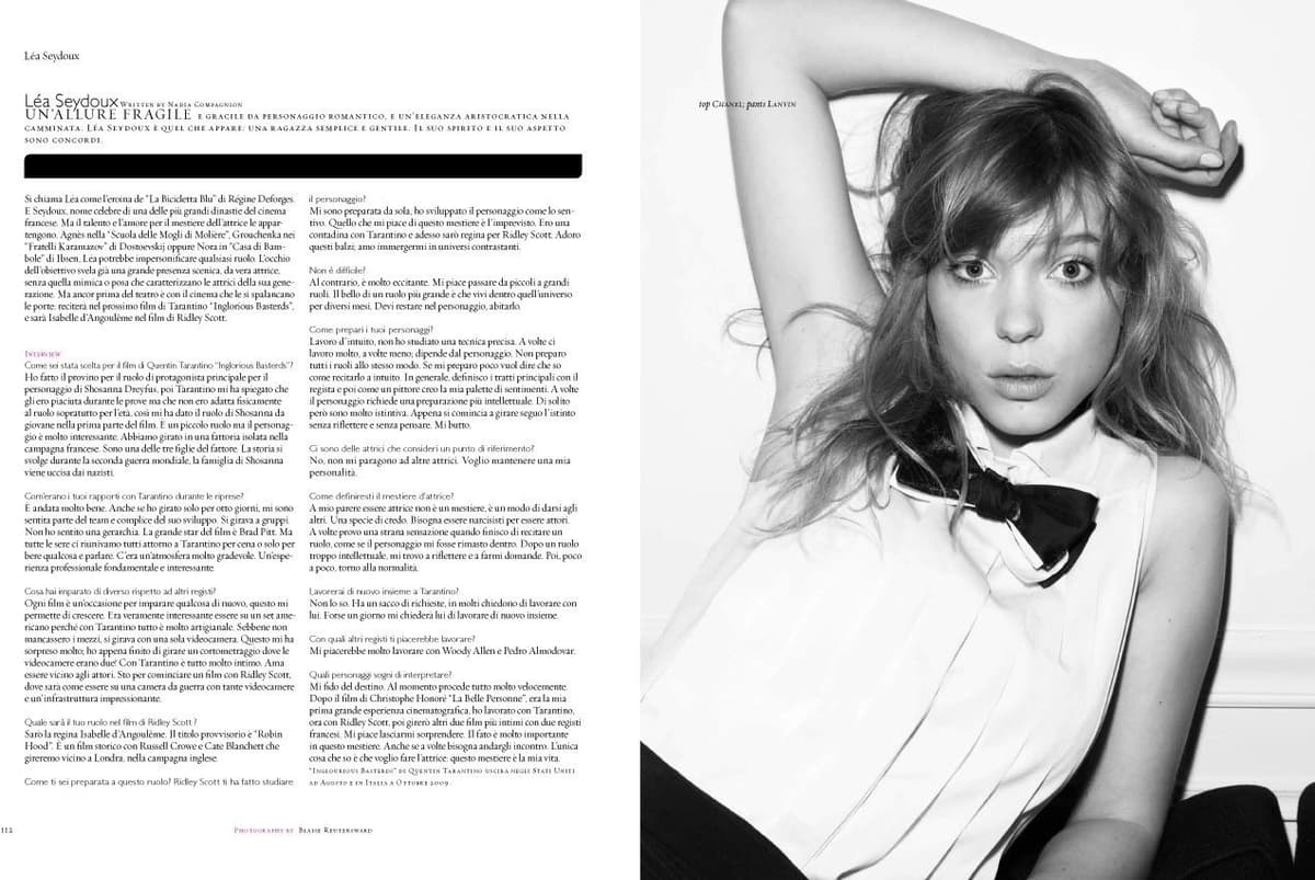 Lea Seydoux juin 2009